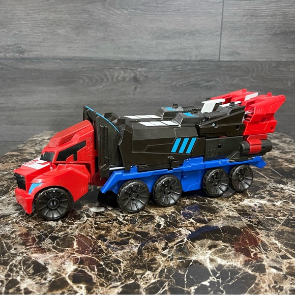 Transformers Optimus Prime Robots In Disguise Mega 3 Step Changer Hasbro 2015 - Picture 2 of 10